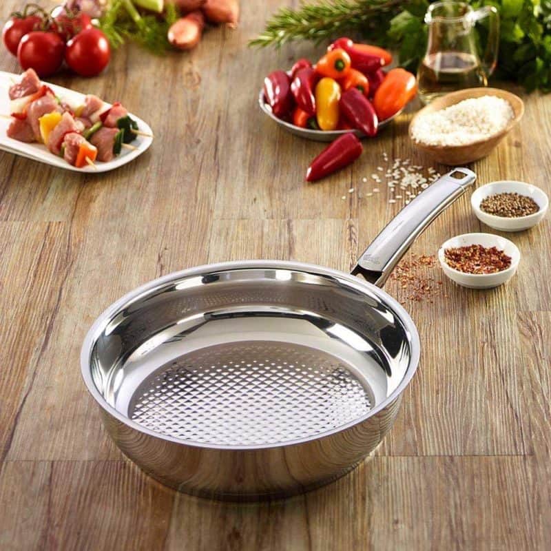 Chảo Inox Fissler Crispy Steelux Premium