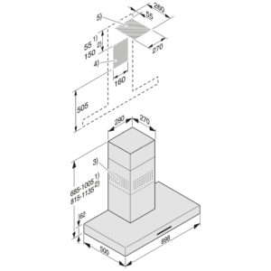 Máy Hút Mùi Miele DA 4298 W Puristic Plus
