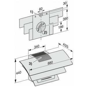 Máy Hút Mùi Miele DA 7198 W Triple