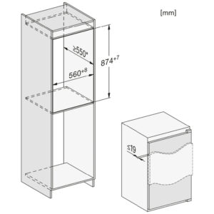 Tủ Lạnh Âm Tủ Miele K 7103 D - 144L 5 Tủ Lạnh Âm Tủ Miele K 7103 D
