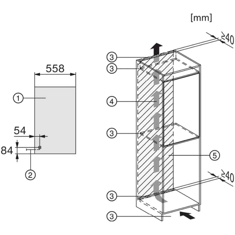 Miele K 7104 E_7 Tủ Lạnh Âm Tủ Miele K 7104 E