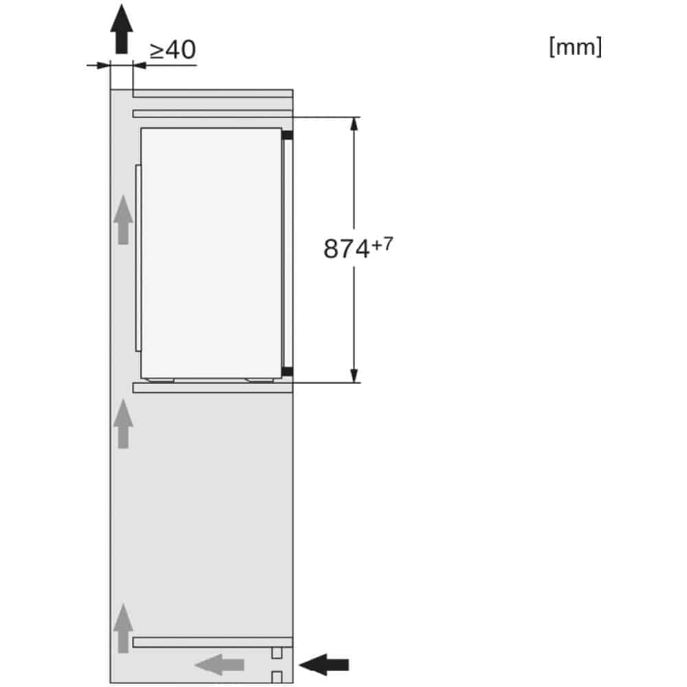 Miele K 7104 E_8 Tủ Lạnh Âm Tủ Miele K 7104 E