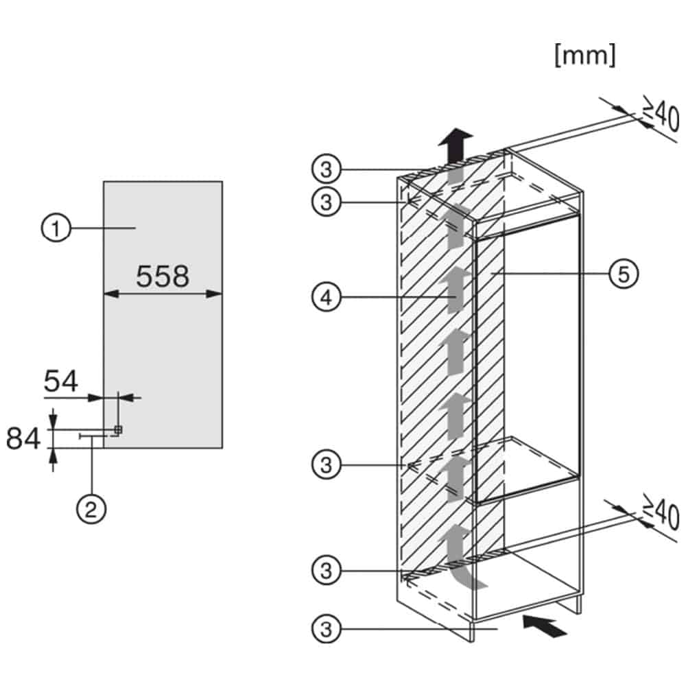 Miele K 7304 E_8 Tủ Lạnh Âm Tủ Miele K 7304 E