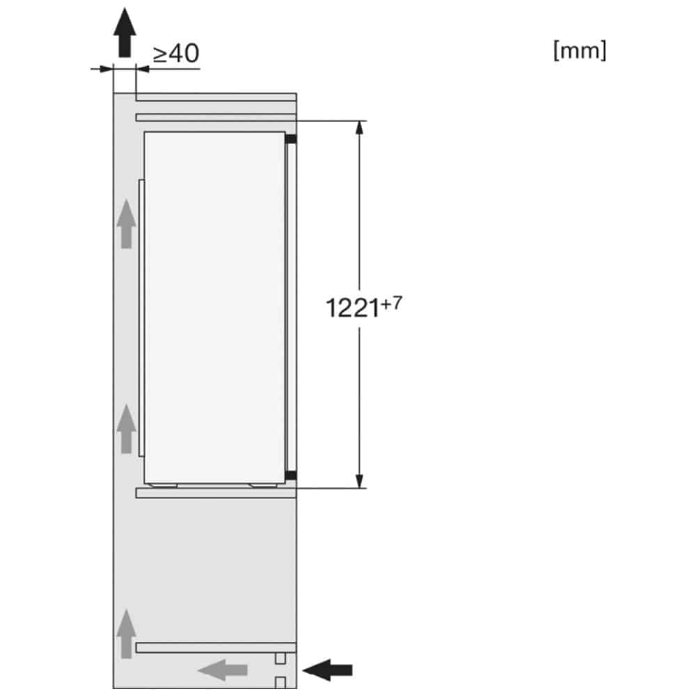 Miele K 7304 F_7 Tủ Lạnh Âm Tủ Miele K 7304 F