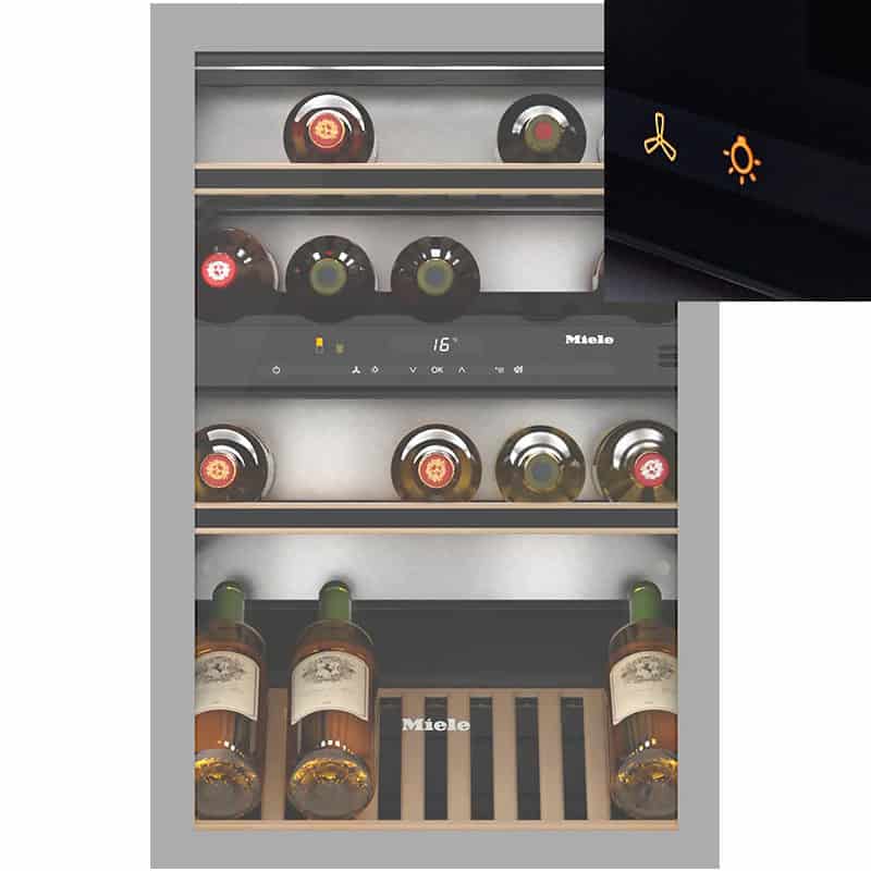Tủ Bảo Quản Rượu Vang Miele KWT 6422 i - 30 Chai 8 Tủ Bảo Quản Rượu Vang Miele KWT 6422 i