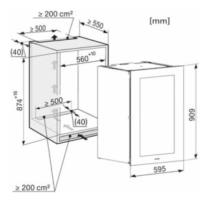 Tủ Bảo Quản Rượu Vang Miele KWT 6422 iG