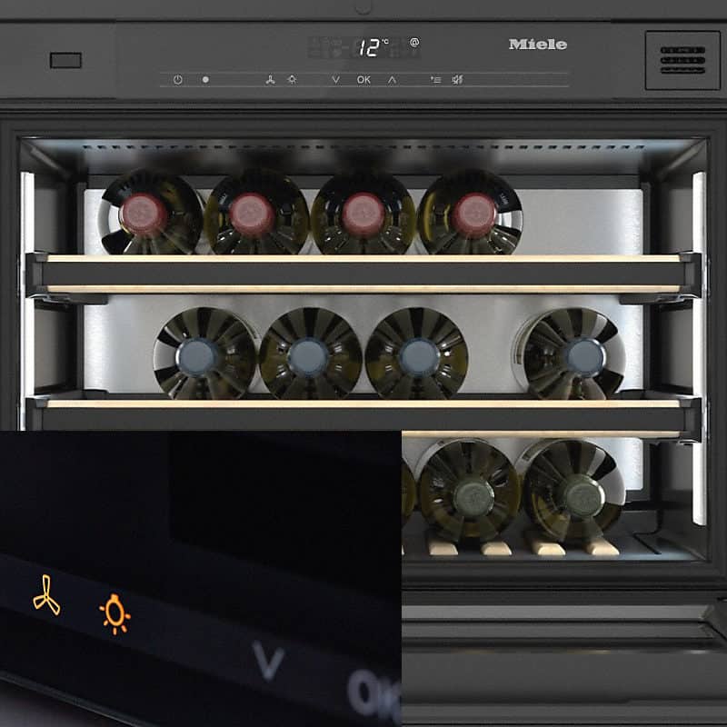 Tủ Bảo Quản Rượu Vang Miele KWT 7122 iG - 18 Chai 13 Tủ Bảo Quản Rượu Vang Miele KWT 7122 iG