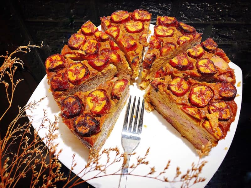 Cách làm bánh chuối nướng sữa dừa và cà phê thơm ngon