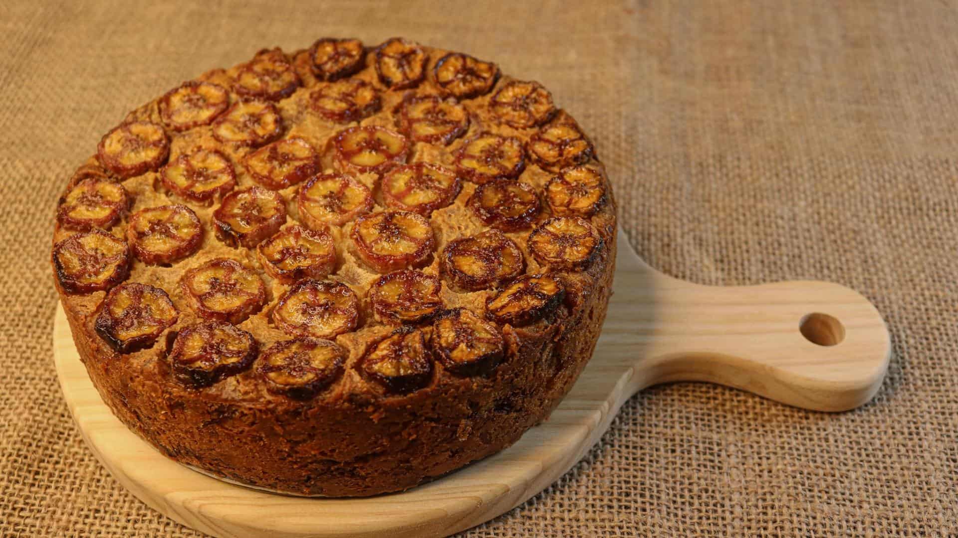 Cách làm bánh chuối nướng với sữa tươi và nước cốt dừa