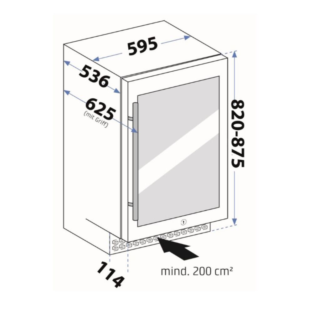 5 Tủ Rượu Caso 772 Winechef Pro 40 Chai