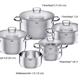 Bộ Nồi Silit Toskana Topfset 5 Món