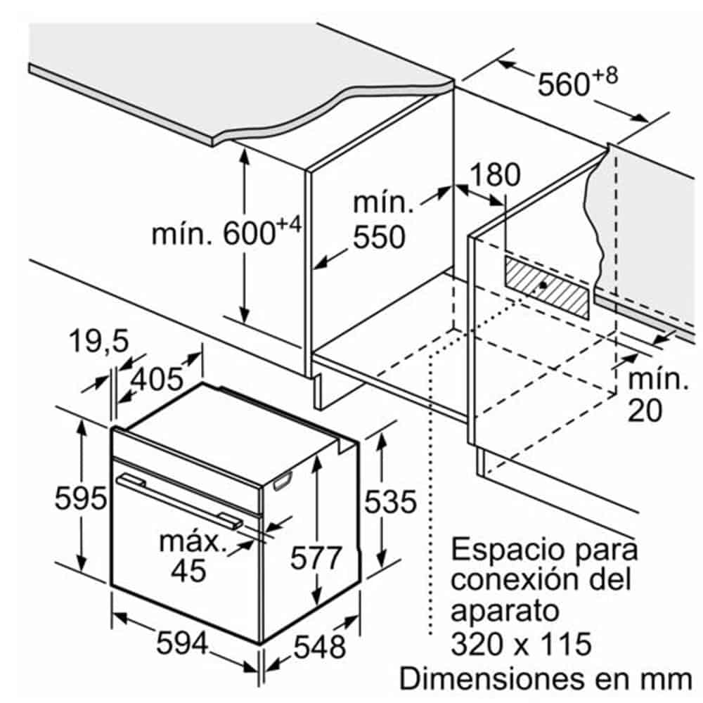 Lo-Nuong-Bosch-HBG6764S1-Serie-8-9 Lò Nướng Âm Tủ Bosch HBG6764S1 Serie 8