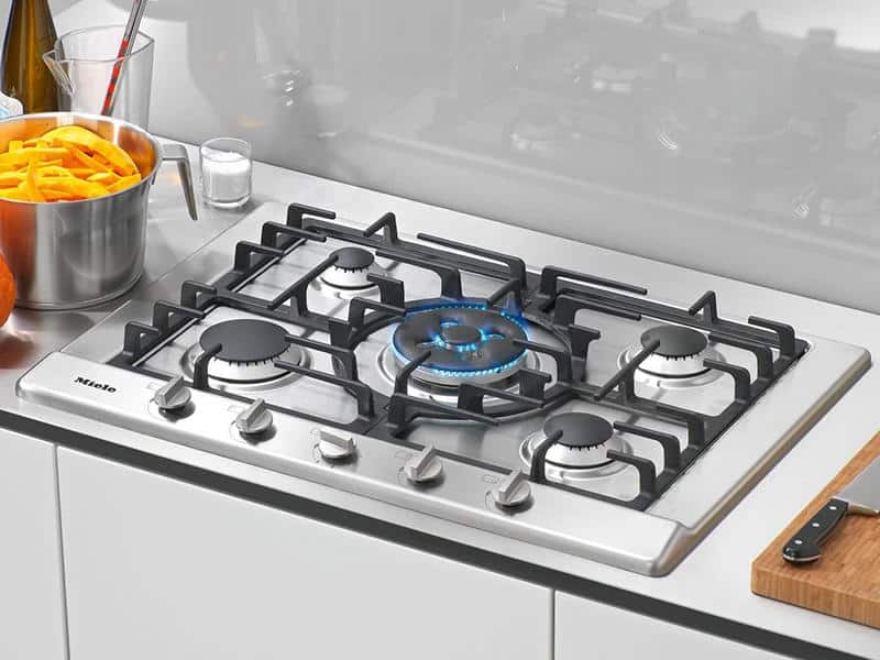 Bếp Gas Miele KM 2034 5 Bếp Gas Miele KM 2034