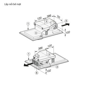 Bếp Từ Kết Hợp Hút Mùi Miele KMDA 7476 FL 7 Bếp Từ Kết Hợp Hút Mùi Miele KMDA 7476 FL