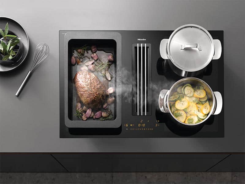 Bếp Từ Kết Hợp Hút Mùi Miele KMDA 7476 FR 9 Bếp Từ Kết Hợp Hút Mùi Miele KMDA 7476 FL