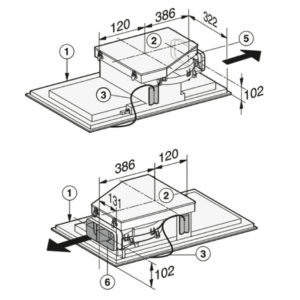 Bếp Từ Kết Hợp Hút Mùi Miele KMDA 7476 FR 5 Bếp Từ Kết Hợp Hút Mùi Miele KMDA 7476 FR