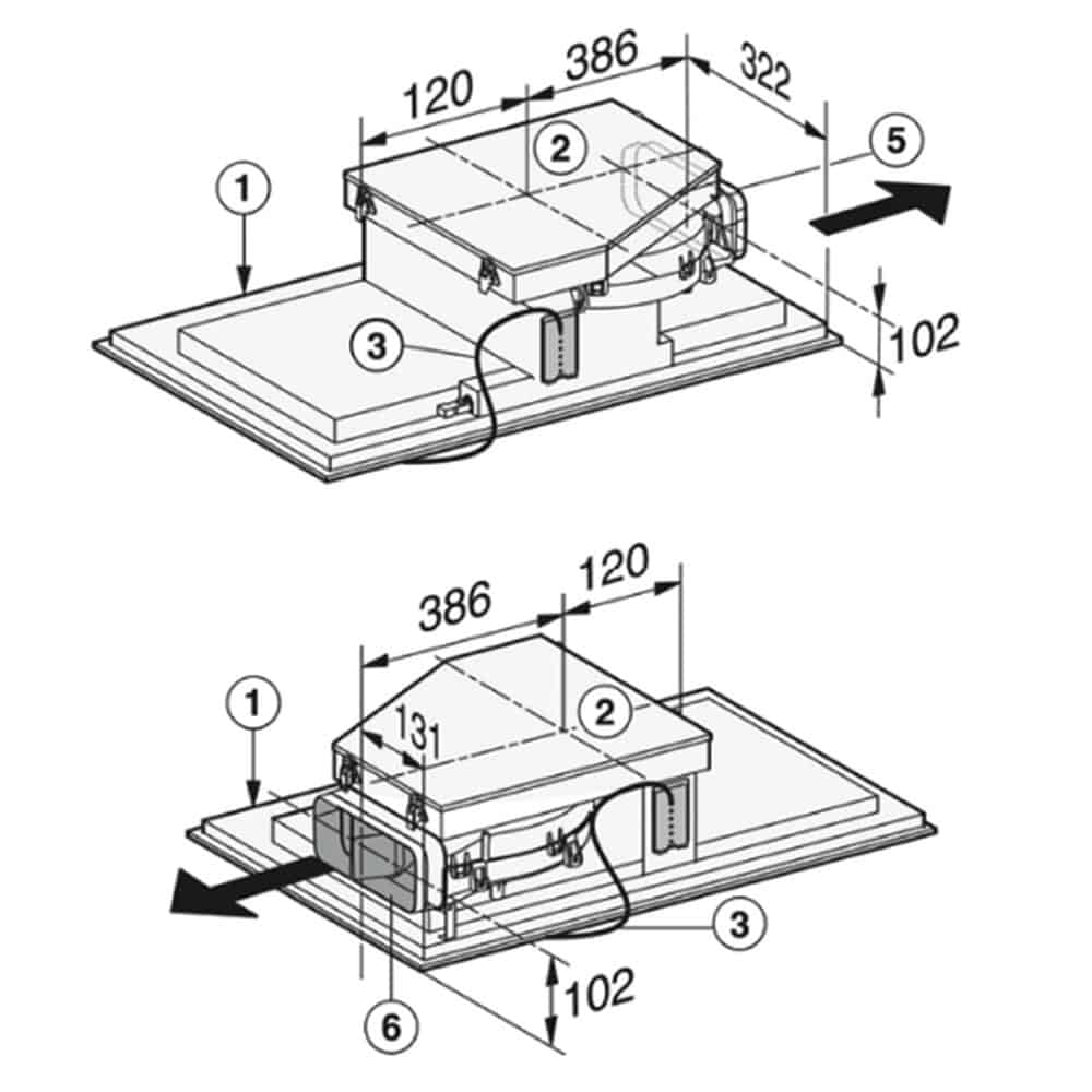Miele KMDA 7476 FR-6 Bếp Từ Kết Hợp Hút Mùi Miele KMDA 7476 FR