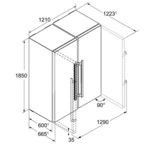Tủ lạnh Liebherr SBSes 8773 Premium BioFresh NoFrost 6 Tủ lạnh Liebherr SBSes 8773 Premium BioFresh NoFrost