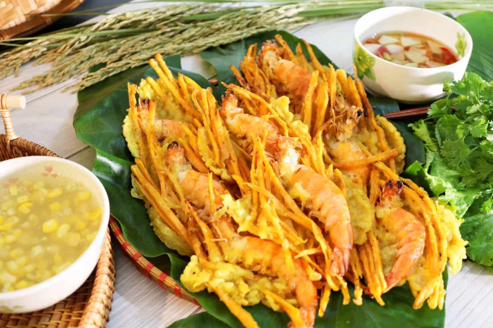 Cách làm bánh tôm hồ tây giòn rụm thơm ngon