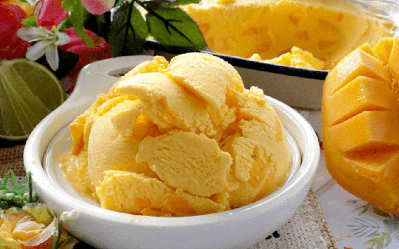 Cách làm kem xoài