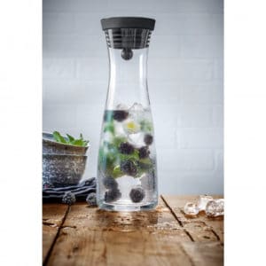 Bình Đựng Nước Thủy Tinh Wmf Basic 1L Nắp Đen