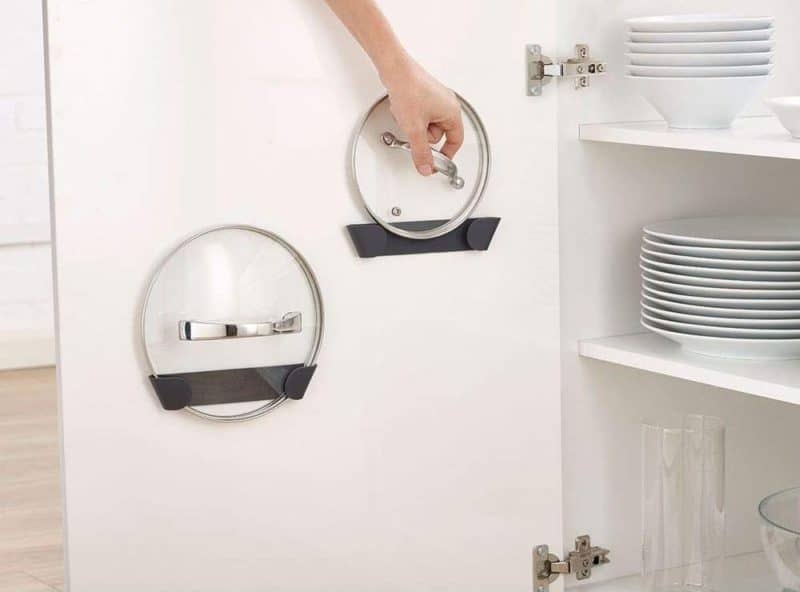 Bộ 4 Giá Đỡ Nắp Xoong Nồi Dán Tường Joseph Joseph 85149