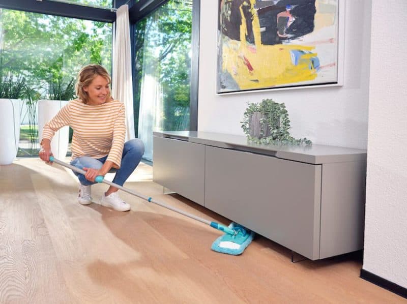 Giẻ Lau Sàn Thay Thế Cây Lau Nhà Leifheit 52124 Twist Medium Ergo