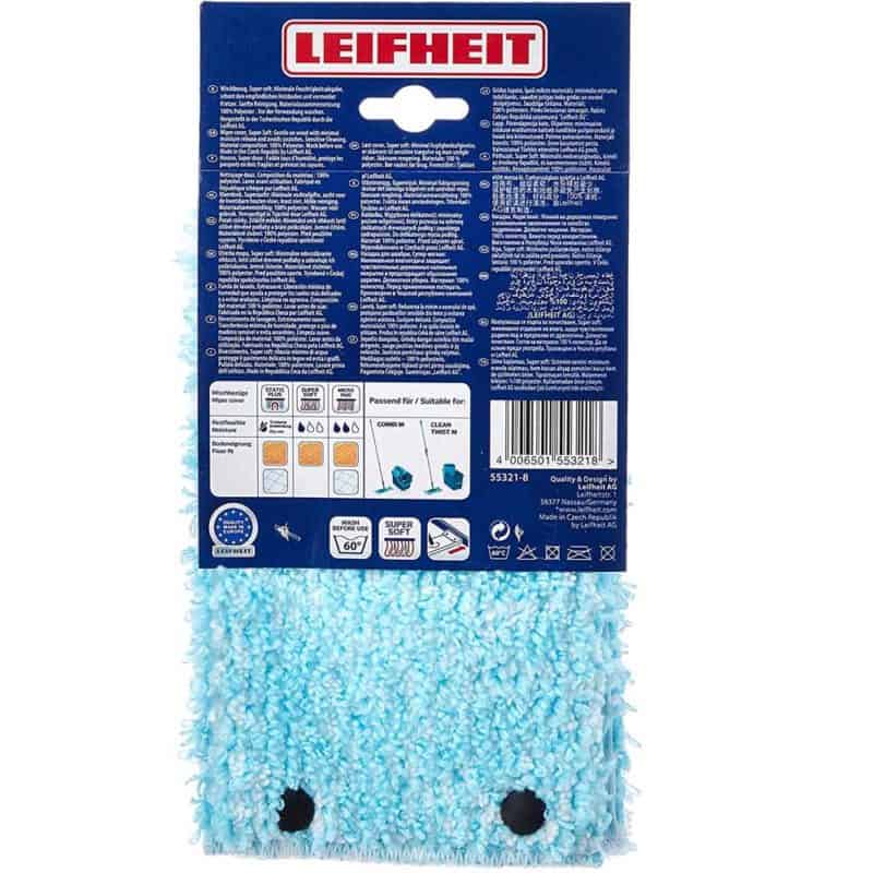 Giẻ Lau Sàn Thay Thế Cây Lau Nhà Leifheit 55321 Twist Medium Super Soft