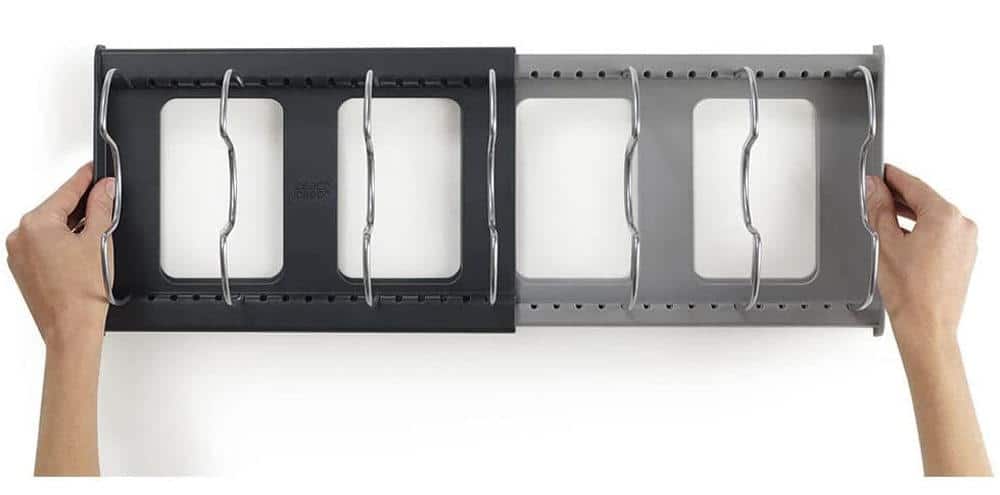 Joseph-Joseph-85167-1 Giá Để Nắp Vung, Chảo Joseph Joseph 85167 DrawerStore Màu Xám Đen