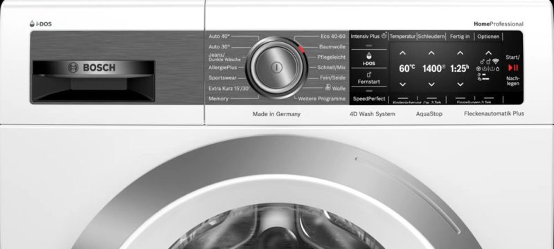 Máy Giặt Bosch WAV28E93 HomeProfessional 9kg 11 Máy Giặt Bosch WAV28E93 HomeProfessional 9kg