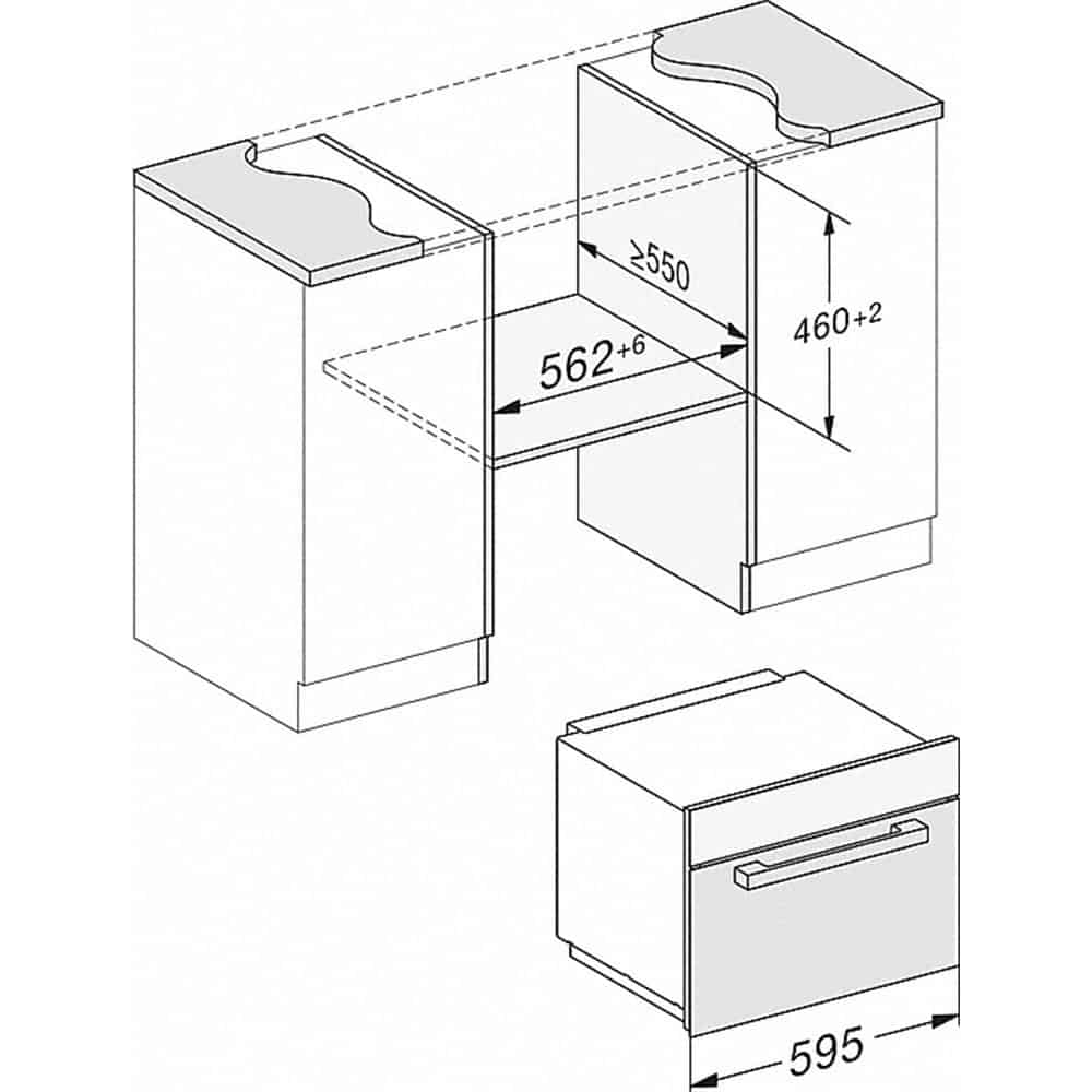 Miele M 7244 TC-7 Lò Vi Sóng Kèm Nướng Miele M 7244 TC
