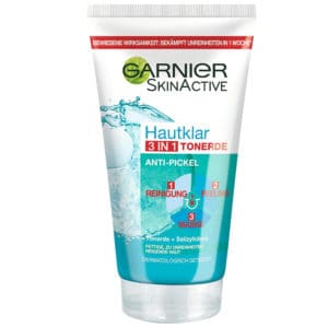 Sữa Rửa Mặt Garnier Hautklar 3in1 Tonerde Dành Cho Da Mụn & Bị Nhờn 150ml