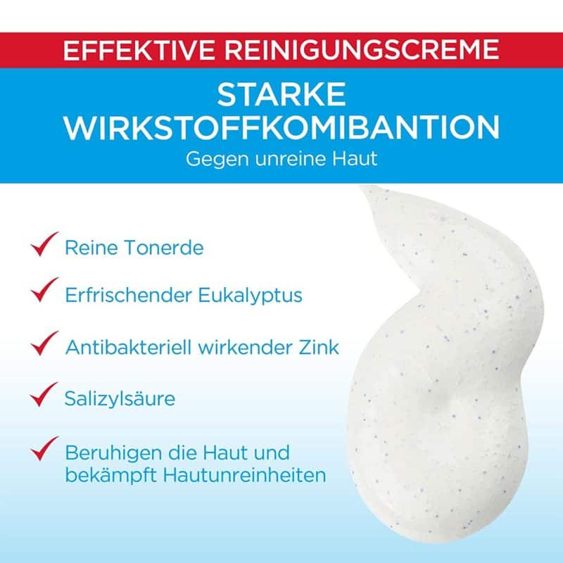 Sữa Rửa Mặt Garnier Hautklar 3in1 Tonerde Dành Cho Da Mụn & Bị Nhờn 150ml 5 Sữa Rửa Mặt Garnier Hautklar 3in1 Tonerde Dành Cho Da Mụn & Bị Nhờn 150ml