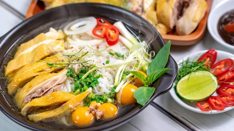 cách nấu phở gà