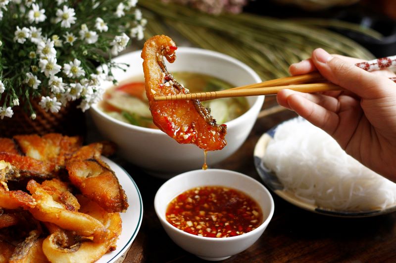 5 Cách Nấu Bún Cá Đơn Giản Tại Nhà Thơm Ngon, Chuẩn Vị Bắc 3 Bún cá chấm