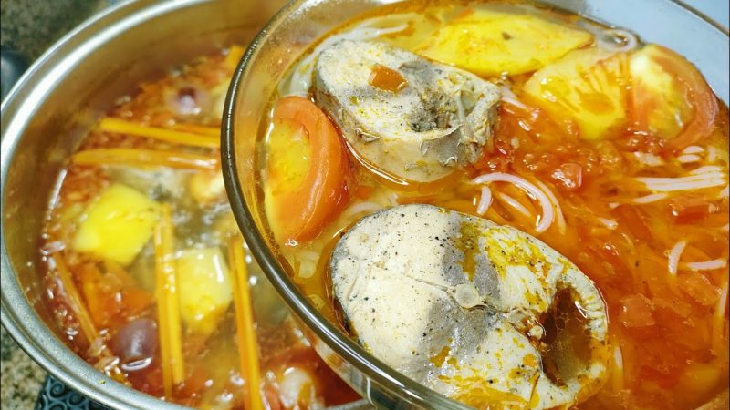 5 Cách Nấu Bún Cá Đơn Giản Tại Nhà Thơm Ngon, Chuẩn Vị Bắc 10 Nước dùng bún cá