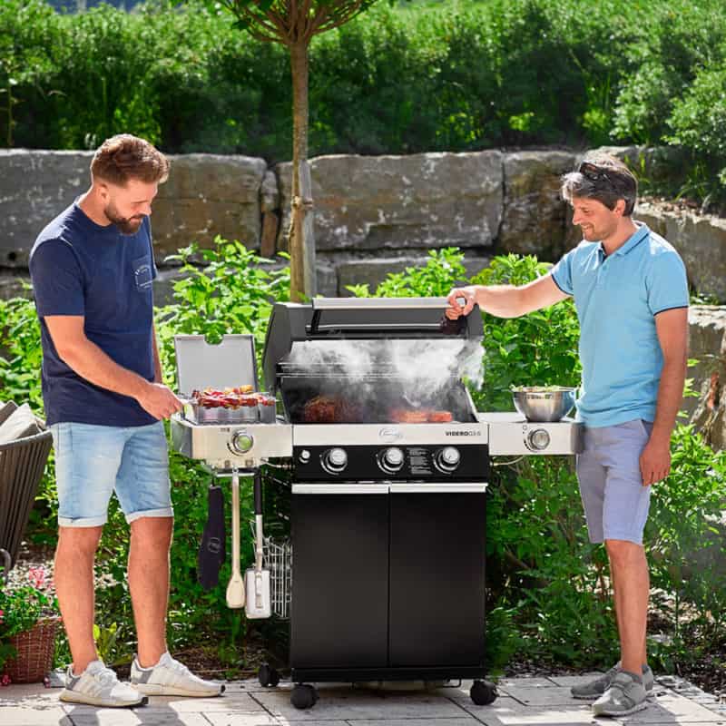 Bếp Nướng BBQ Rösle 25530 VIDERO G3-S Vario 30 Mbar Dùng Gas