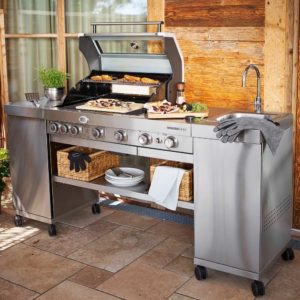 Bếp Nướng Gas BBQ Ngoài Trời Rösle VIDERO G4-SK Vario Thép Không Gỉ