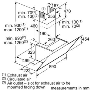 Kich Thuoc May Hut Mui Vat Siemens 90cm 5 Gia Dụng Đức Đà Nẵng