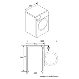 Máy Giặt Cửa Trước Bosch WAW28480SG Serie 8, 9kg 3 May Giat Cua Truoc Bosch WAW28480SG 4 Gia Dụng Đức Đà Nẵng