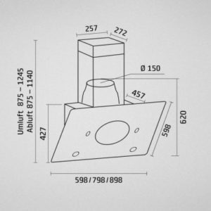 Máy Hút Mùi Caso KH Free 01C 4 May Hut Mui Caso KH 60 Free 01C 3 Gia Dụng Đức Đà Nẵng