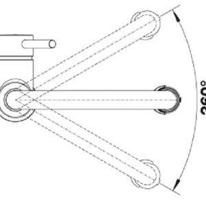 Vòi Rửa Blanco Catris-S Flexo 525793 4 Vòi Rửa Blanco Catris-S Flexo 525793