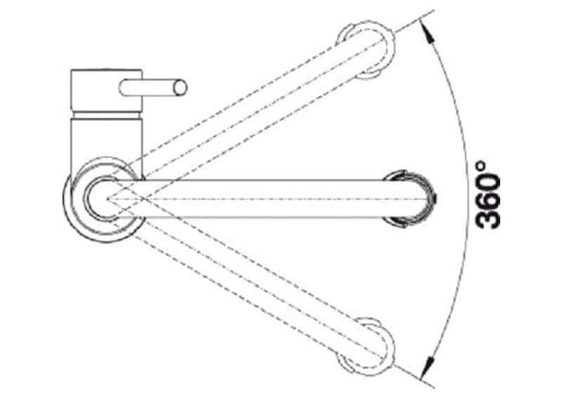 Vòi Rửa Blanco Catris-S Flexo 525793 10 Vòi Rửa Blanco Catris-S Flexo 525793