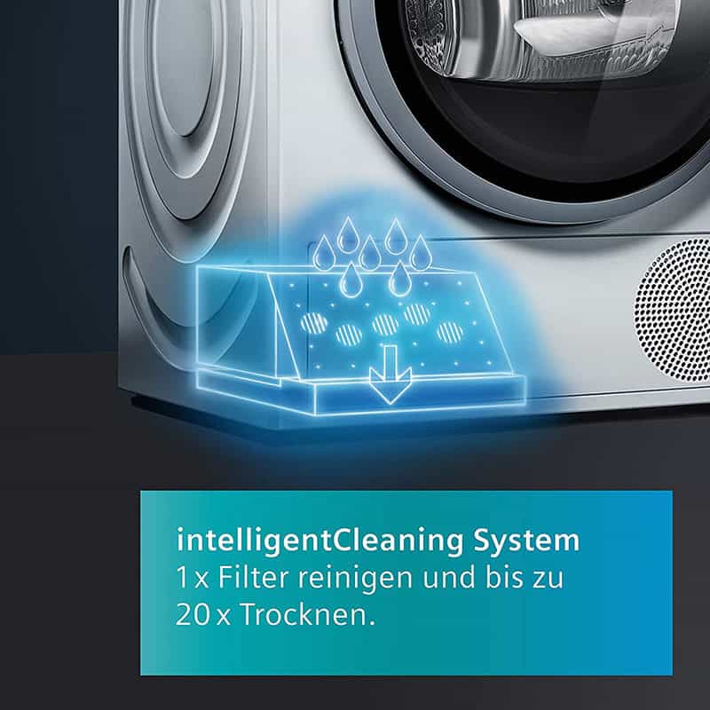 Máy Sấy Bơm Nhiệt Siemens iQ700 WT47XM40 8kg - Trắng 11 Máy sấy quần áo Siemens iQ700 WT47XM40