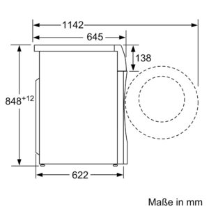 Máy Giặt Kèm Sấy Siemens iQ700 WD14U593 10/6kg