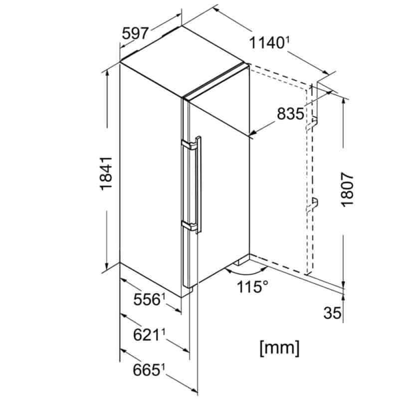 Tủ đông Liebherr 253 lít SGNef 3036 Comfort NoFrost 16 Tủ Đông Liebherr SGNef 3036 Comfort NoFrost