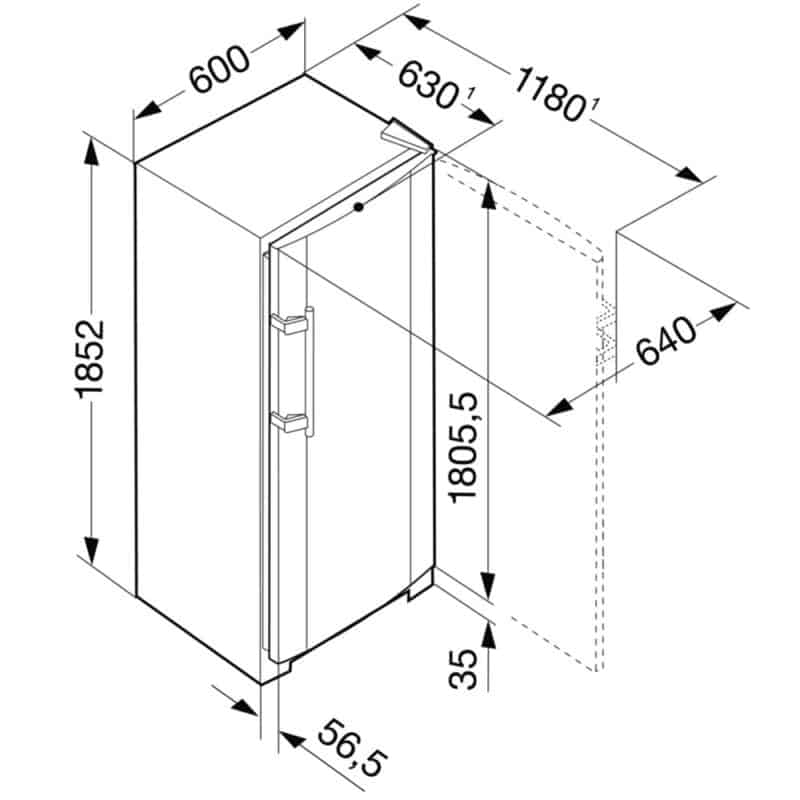 Tủ Lạnh Liebherr SKBes 4210 Premium BioFresh