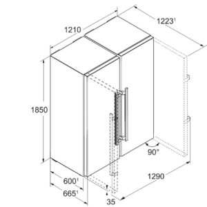 Tủ Lạnh Liebherr SBSes 8673 Premium BioFresh NoFrost 6 Tu Lanh Liebherr SBSes 8673 6 Gia Dụng Đức Đà Nẵng