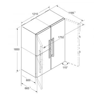 Tủ lạnh Liebherr 664 L SBSes 8484 PremiumPlus BioFresh NoFrost 11 tu lanh liebherr sbses 8484 10 Gia Dụng Đức Đà Nẵng