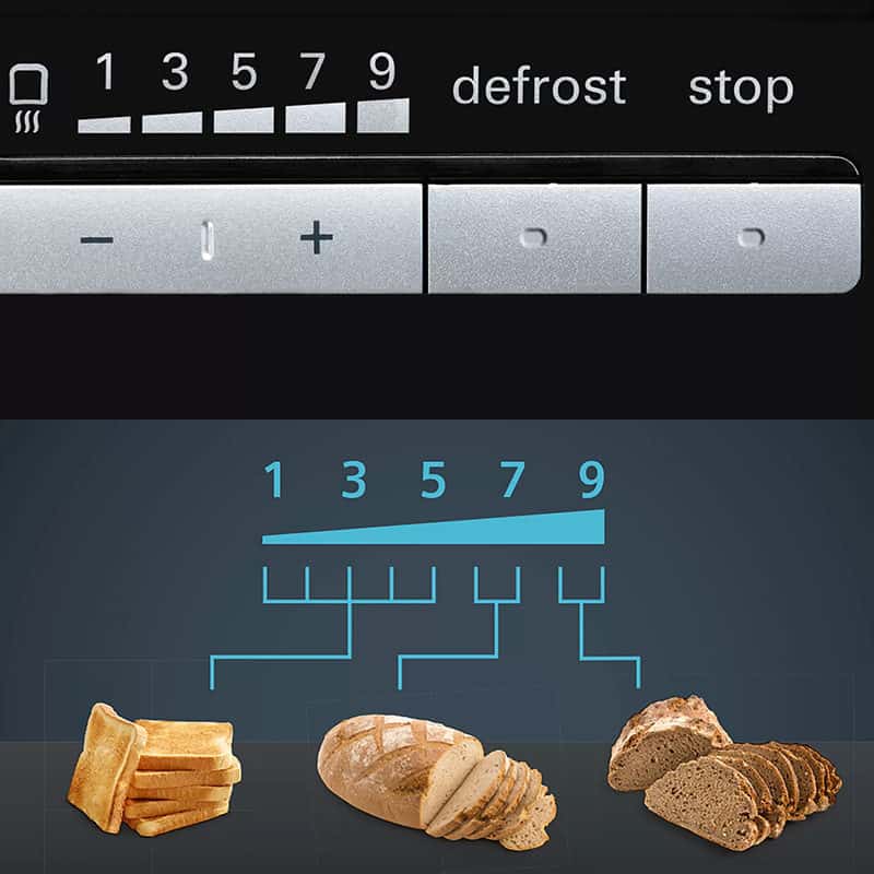 Máy Nướng Bánh Mì Siemens TT86103 - Black 12 Máy Nướng Bánh Mì Siemens TT86103